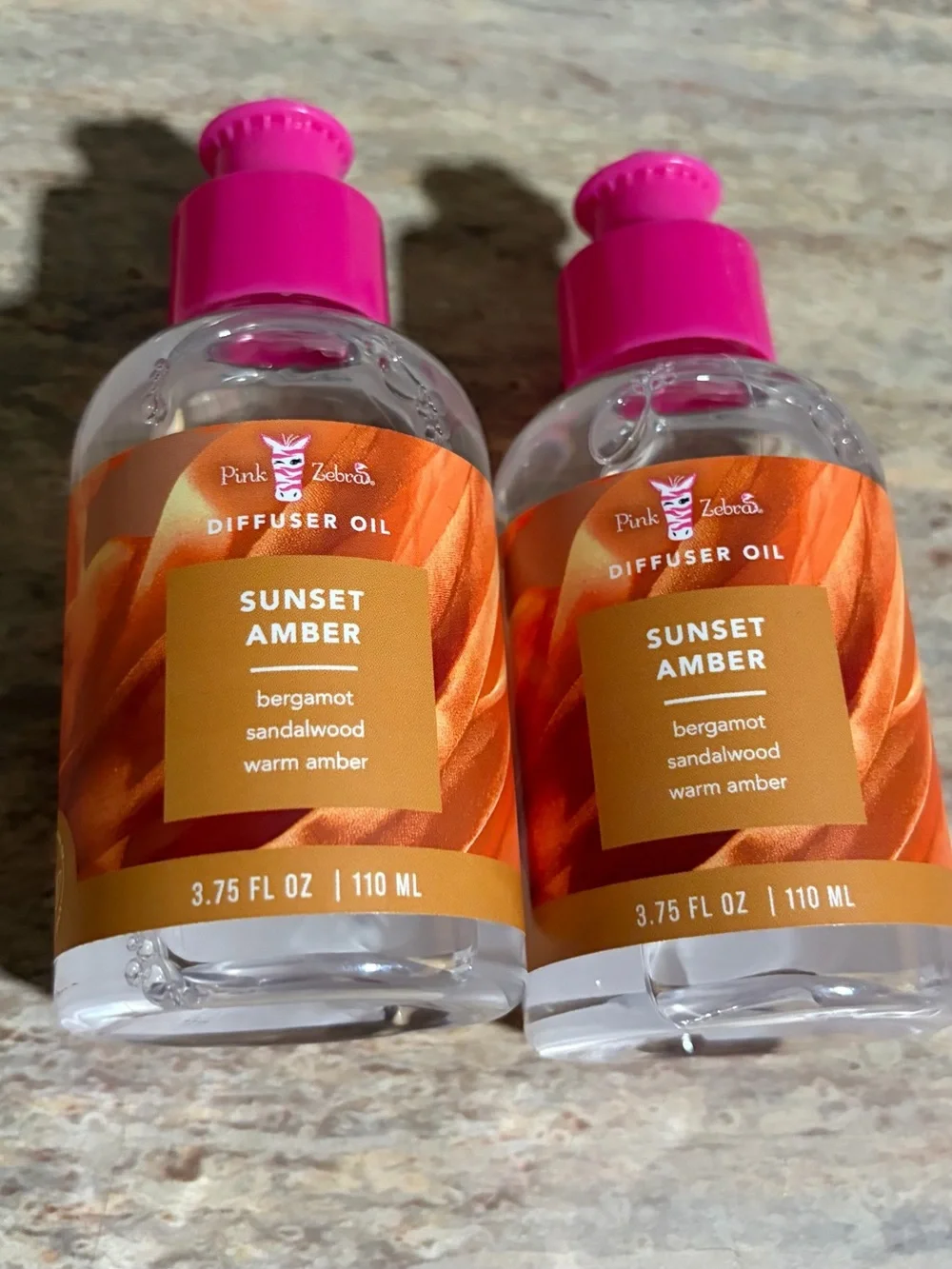 Pink Zebra 2-Sunset Amber Diffuser Oil -
